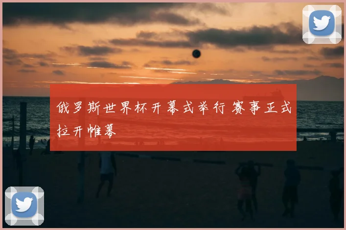 俄罗斯世界杯开幕式举行 赛事正式拉开帷幕