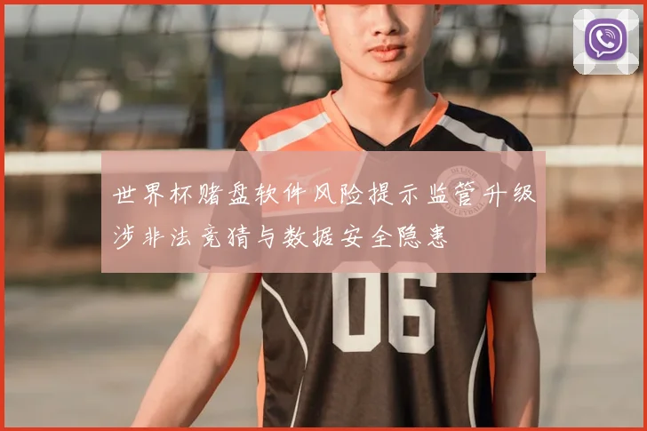 世界杯赌盘软件风险提示监管升级涉非法竞猜与数据安全隐患